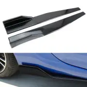 Extra Long Left/Right Carbon PP Universal Rear Side Skirt Winglets Diffusers (for: Fiat)