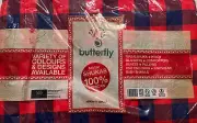Masai Shuka Blanket Shawl, Red & Blk Plaid African Fabric by Butterfly.