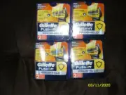 4 Pack of 2ct. Gillette Fusion Proshield yellow Cartridge total 8 blades SEALED