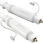 TOSLINK Cable, Optical Audio Cable White – 10m – Fibre Optic Lead for soundbars (Digital S/PDIF, Stereo Systems/amplifiers, Home Cinema, Xbox One/PS4) – CableDirect