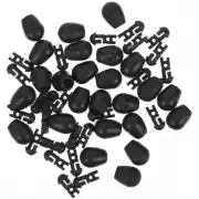 25 Pcs Cord Stopper Space Beans Fishing Slides Accessories