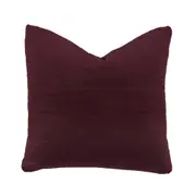 Bambury Nuno Square Cushion - Sangria