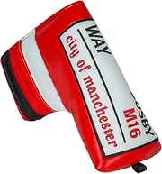 [Big Teeth] Golf Putter Covers Blade, Manchester United Old Trafford Street Sign Putter Cover Blade Funny, Blade Putter Cover Magnetic Fit Scotty Cameron Ping Taylormade Red,Football Club Theme