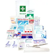 Livingstone First Aid Kit Class B Complete Set In Wall Mountable Metal Case for 11-99 people