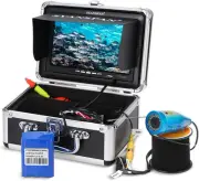 Portable 7" Inch Monitor 1000TVL Waterproof Underwater Fishing Camera Kit 24P...