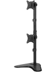 [Artiss] Freestanding Monitor Arm Stand Dual Mount in Black