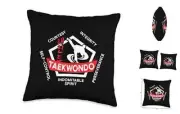 Taekwondo 5 Tenets Martial Arts ATA ITF Tae Kwon Do Gift Throw Pillow 16x16