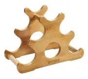 Wine Rack, Wine Bottle Holder for Home Kitchen Bar, 6-Bottle Wine Shelf ,Bamboo