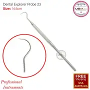 Dental Explorer Probe23 Hook Shape Periodontal Tooth Pick Tartar Remover BEADEN®