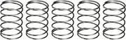 uxcell 5Pcs Compression Spring, 18mm OD, 1mm Wire Size, 25mm Free Length, Spring Steel Construction Extended Mechanical Compression Springs for Shop and Home Repairs, Silver Tone