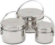 Campfire Stainless Steel Pot Set (6 Pieces)