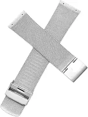 [bullish] 22mm Screwing Stainless Steel Watch Strap Replacement for Skagen