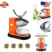 Professional Electric Ice Shaver - 350W Machine for Fast Snow Cones & Shaved Ice