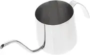 Ciieeo Stainless Steel Drip Coffee Kettle Long Spout Pouring Pot with Comfortable Handle for Home Brewing Easy to Clean Coffee Container for Daily Use and Entertaining