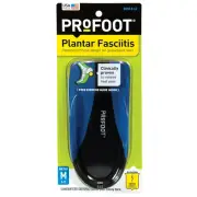 PROFOOT 2103 Plantar Fasciitis Insoles Heel Insert for Men's Arch Support, Helps