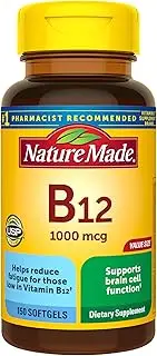 Nature Made Vitamin B12 1000 mcg. Softgels Value Size 150 Ct