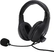 Wired USB Headset with Microphone for PC, Classroom Headphone with Noise Cancelling Rotating Mic, for School Office Work Meeting Online Classes