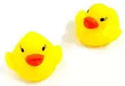 36 MINI RUBBER DUCKS bath toys kids pool toy duckies novelty wholesale duck new