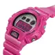 【CASIO 卡西歐】G-SHOCK Crazy Colors系列/50mm/經典桃紅(DW-6900RCS-4)