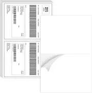 BESTIKER Half Sheet Shipping Labels - 60 Counts, 8.5” x 5.5” Self Adhesive Shipping Label White Internet Mailing Labels 2 Per Page, Laser & Inkjet Printer Compatible [30 Sheets 8.5” x 11”]