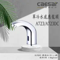 在飛比找蝦皮購物優惠-Caesar 凱撒衛浴 單冷水自動感應龍頭(全配) A723