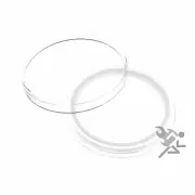 (3) AirTite X43mm White Ring Coin Holder Capsules for $10 Silver Strikes
