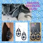 Paparazzi Garden Decorum - BLUE ~ Chandelier Earrings