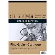 Daler-Rowney Fine Grain Cartridge Pad 160gsm 30 Sheets A3