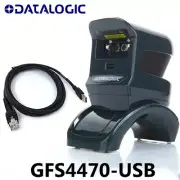 Datalogic Gryphon Barcode Scanner GPS4490-BK 2D/1D USB Cable & Adjustable Stand