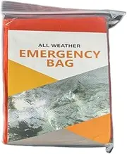 E-m-ergency Sleeping Bag, Thermal Camping Sack, Waterproof Sleeping Wrap, Includes Compact Pouch, Reflects Body Heat, 210x90cm/82.68x35.43 Inches, for Outdoor