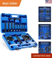 Versatile 5 Ton Bearing Puller & Splitter Set - Includes Blue Storage Case