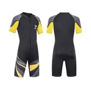 NWT ZCCO sz L Youth Kids Wetsuit Neoprene Shorts short sleeve Swimming Scuba E52