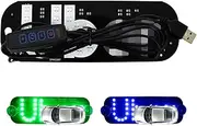 Led Light Signs,Taxi Light for Car with USB Plug,Bumper Sticker Vibrant LED Car Glow with Blue Light,Glow LED Sign Decal Stickers,Taxi LED Light Logo,for Car Windshield with Suction Cups