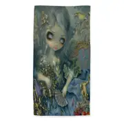 Delusions of Grandeur Ruin Beautiful Princess Microfiber Beach Towel