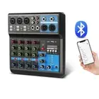 Portable bluetooth 5-channel Mixer Sound Mixing Console Reverb Effect For Stage