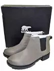 Sorel Emelie II Chelsea 8 Waterproof Ankle Boot Quarry Black Leather Slip On