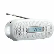 PANASONIC RF-TJ10 Compact AM/FM Radio with Hand-Crank Dynamo Charger & Light NEW