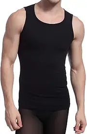 Gym Waist Trainer Shirt for Men's, Workout Abdomen Compression Shirts Base Layers - Body Shaping Shapewear Top