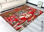 Coca Cola Rug, Coke Rug,Coca Cola Retro Rug,Modern Rug,Coke Gift,Retro Looking
