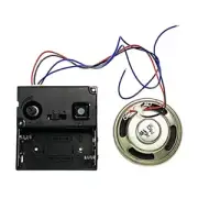 1X(Music Chime Box with Horn Repair Parts,Wall Clock Mechanism Quartz Clock Part