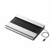 ELECOM Laptop Cooling Stand Black Sx-Cl23Lbk Ps3 Ps4 Horizontal Aluminum Body