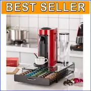 Modern Nespresso Pod Storage Holder - Holds 50 Vertuo Capsules with Easy Access