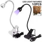 UV LED Light LED Nail Curing Light with Gooseneck Clamp Gooseneck USB Lamp*