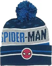 [Marvel] Spiderman Children's Bobble Hat Spidey Spider-Man Beanie Small Gifts for Boys Winter Knitted Hat Winter Hat Superhero