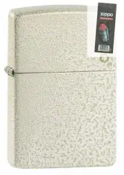 Zippo 49181ZL Mercury Glass Matte Logo Full Size Lighter + FLINT PACK