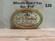 Whimsical Dr Seuss Whoville Bed & Breakfast Inspired Handmade Tray