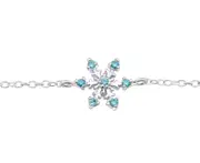 Sterling Silver Snowflake Bracelet