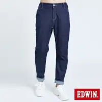 在飛比找momo購物網優惠-【EDWIN】男裝 E-FUNCTION 休閒九分牛仔長褲(