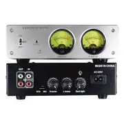 Analog VU Meter Aluminum alloy enclosure Voice control LED backlight Display