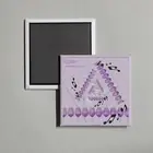 Wolfgang Amadeus Mozart - Rarity-glassharp moza Album Cover Locker Fridge Magnet